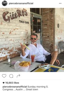 Pierce Brosnan in Austin
