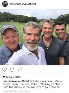 Pierce Brosnan in Austin