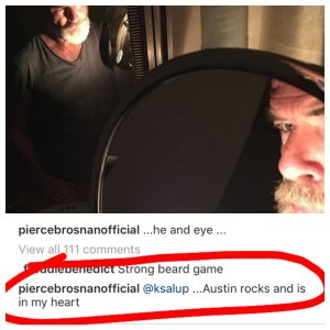 Pierce Brosnan in Austin