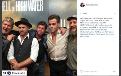 Chris Pine visited Torchy’s Tacos and Continental Club in Austin