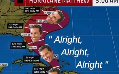 Hurricane Matthew… McConaughey that is