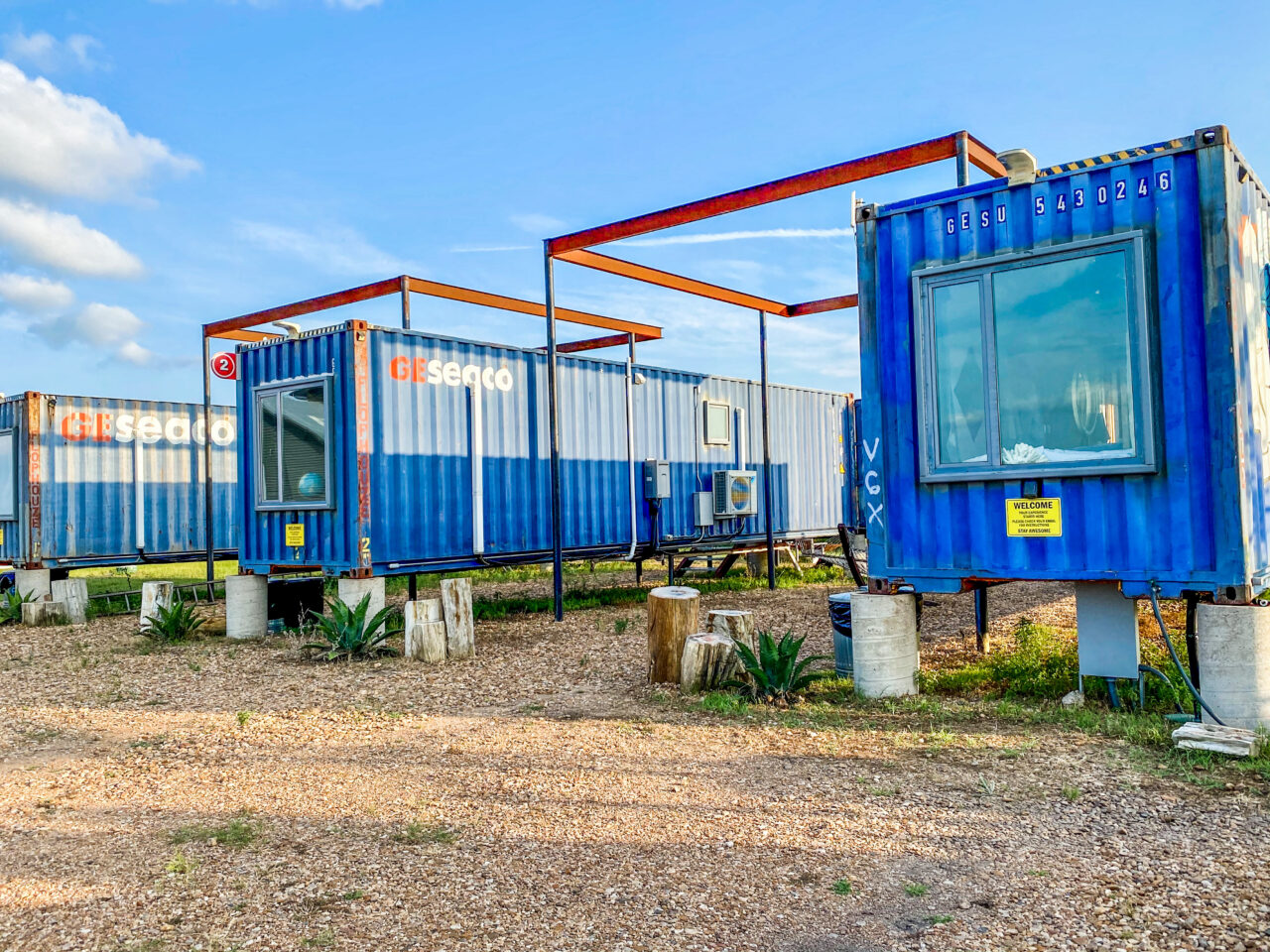Unique Glamping Getaways - Container Camping at Flop Houze