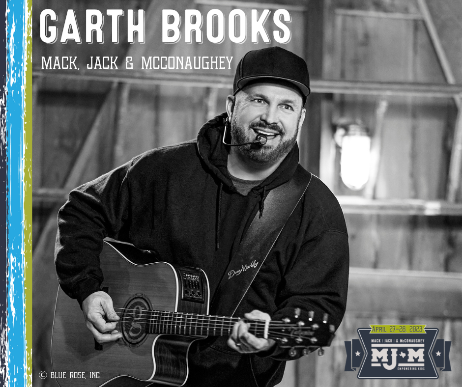 Garth Brooks To Headline Mack Jack McConaughey Benefit
