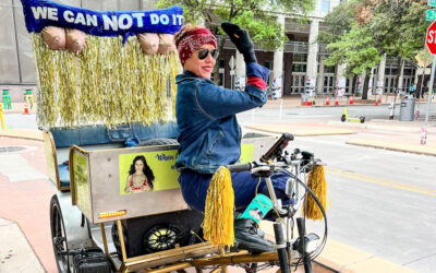 How One Austin Pedicab Is Trying To Save The Tatas and Save Lives