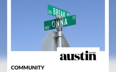 Austin Monthly – Neighborhood Has Streets Named After ‘Friends’