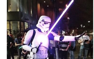 Carrie Fisher Fans Just Honored Her With a Lightsaber Vigil