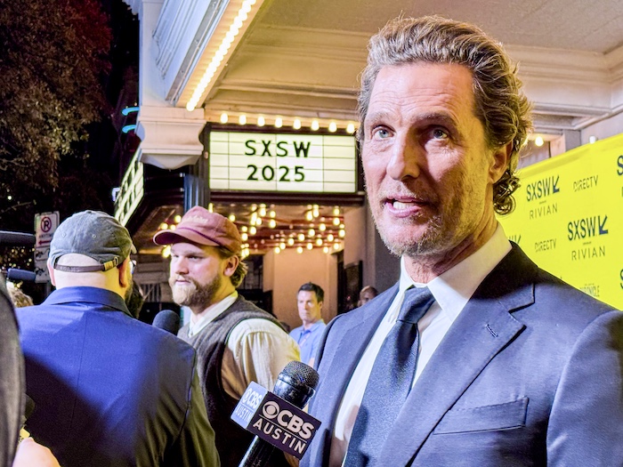 Matthew McConaughey Celebrity Sightings SXSW